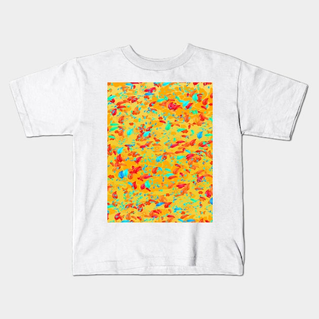 Hojas Cayendo/Falling Leaves Kids T-Shirt by SamariaVarela90